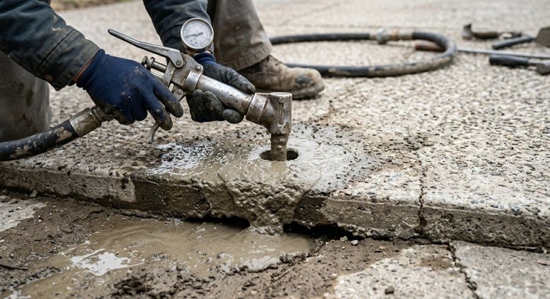 Slab Leveling in Des Moines, IA