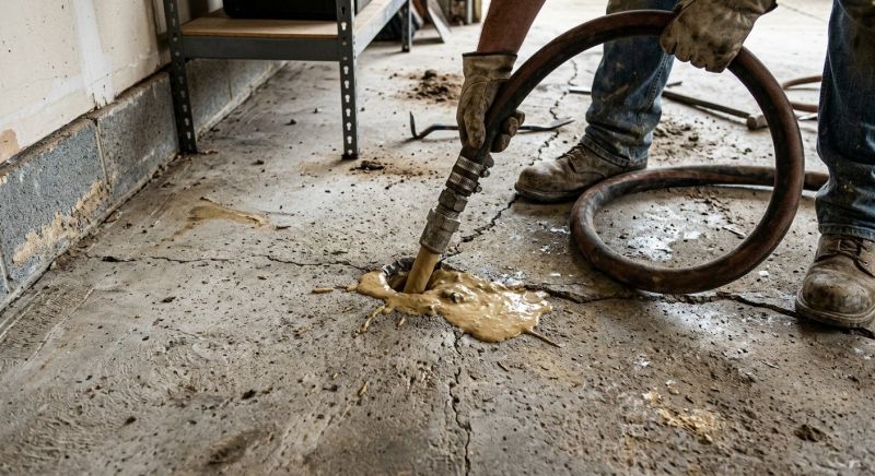 Sunken Slab Repair in Columbus, OH