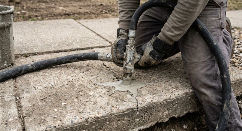 Walkway Leveling in West Des Moines, IA